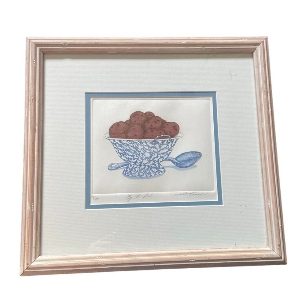 Martha Hinson Framed Matted Wall Art Eye A Peel Signed Limited Print 241 350 u